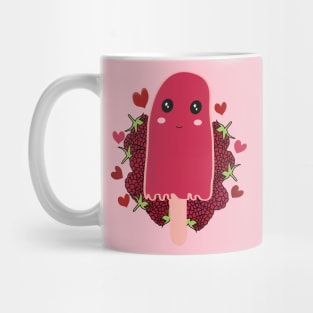 Raspberry sorbet Kawaii Sweet Raspberry Sorbet Time Mug